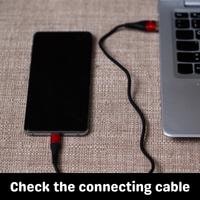 check the connecting cable