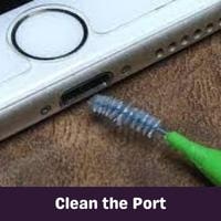 clean the port