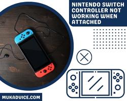 Nintendo switch controller not working when attached