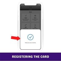 registering the card