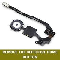 remove the defective home button